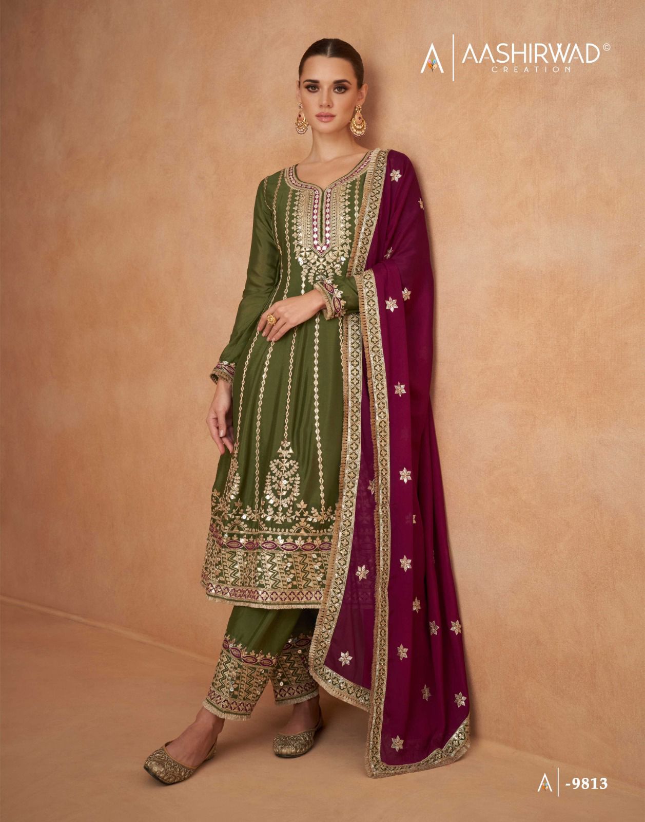 Gulkand Veeda By Aashirwad Heavy Designer Salwar Kameez
